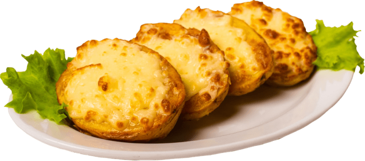 Картофель запечёный с сыром